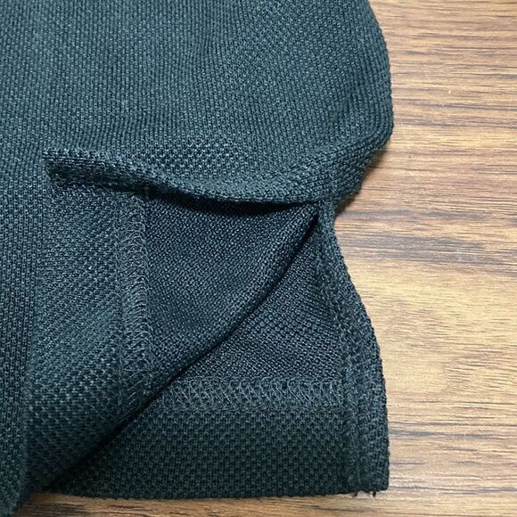 Bobby Chan Men’s Collared Silk Blend Black Short Sleeve Golf Shirt. Size Medium - Picture 5 of 8